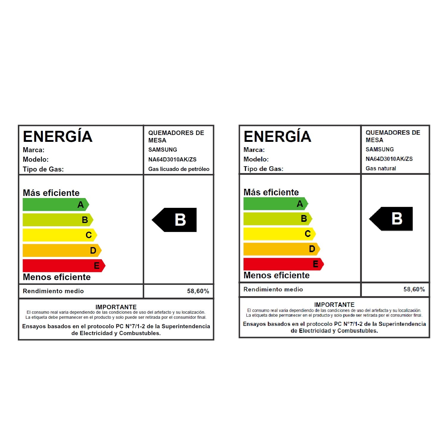 Encimera a Gas 4 Quemadores Negra - 3