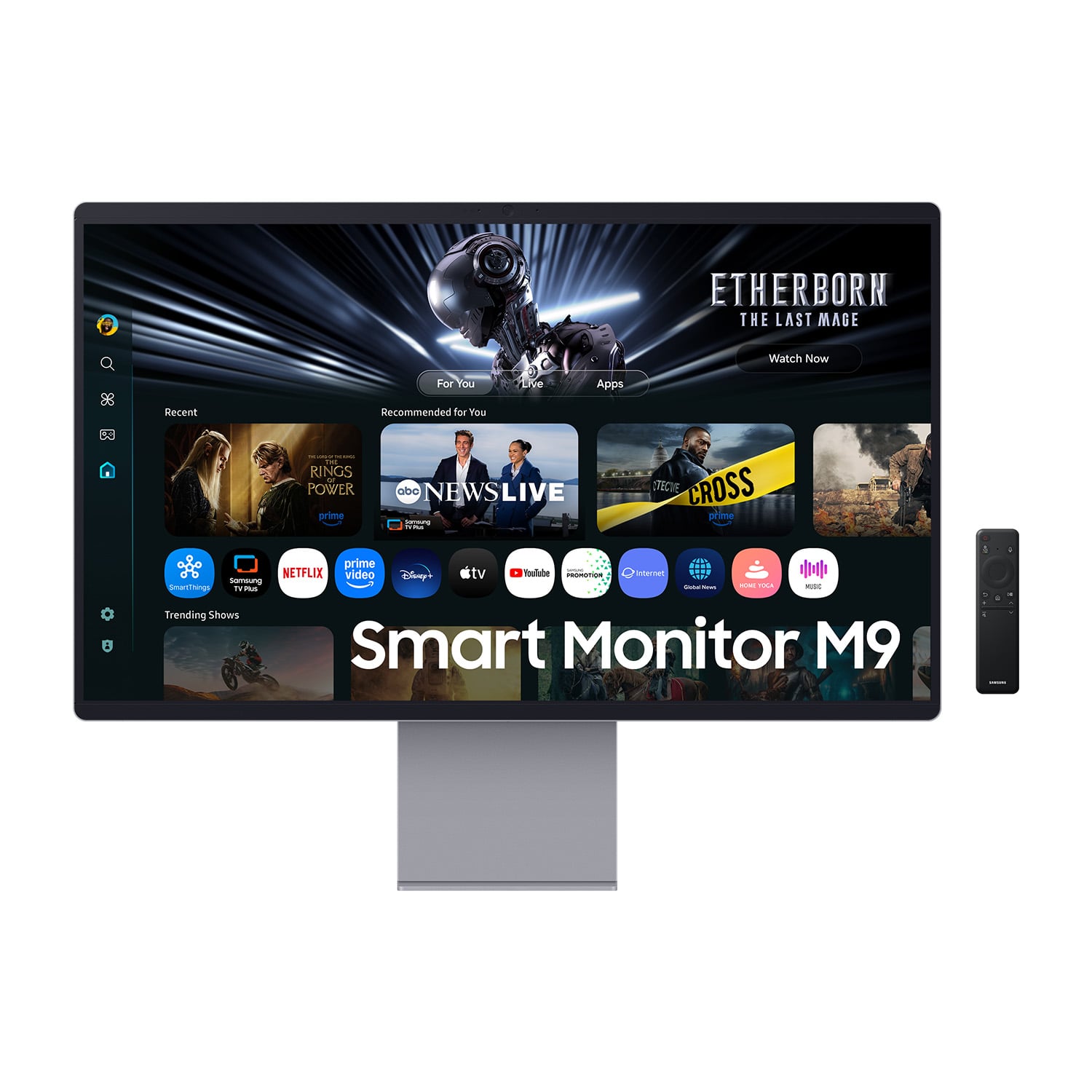 32" Smart Monitor M9 M90SF 4K OLED Samsung Vision AI - 2