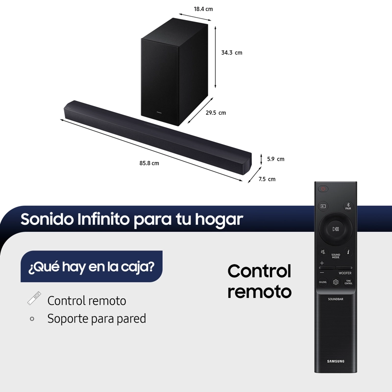 B-SERIES SOUNDBAR HW-B450F 2.1 CH SUBWOOFER 2025 - 2