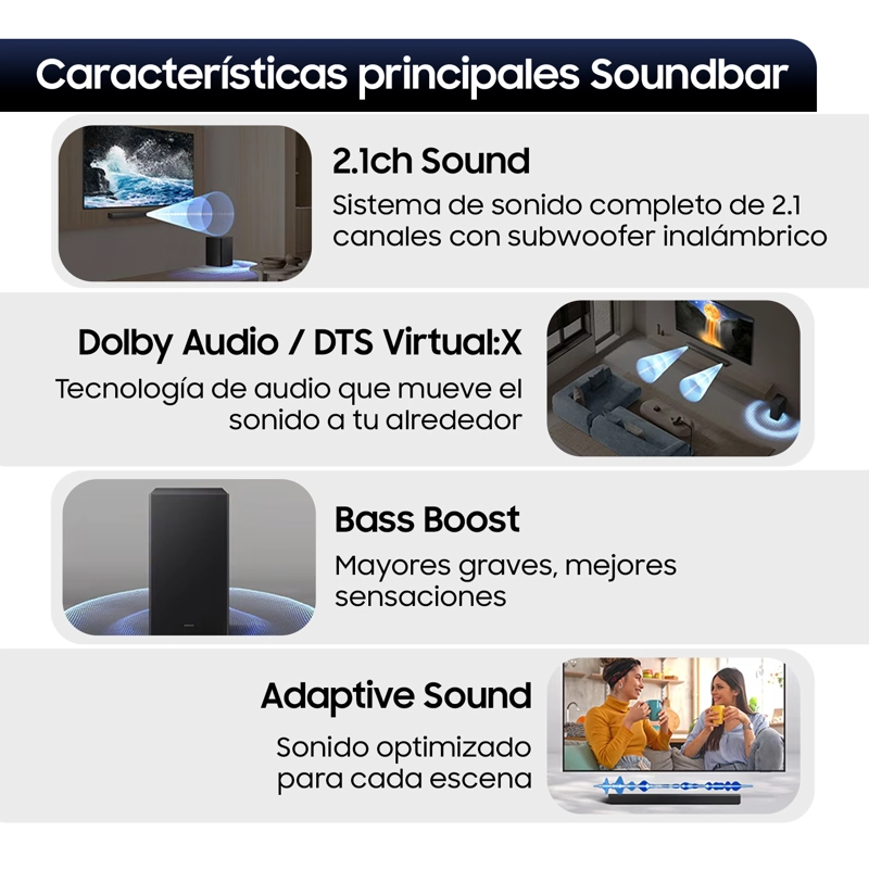 B-SERIES SOUNDBAR HW-B450F 2.1 CH SUBWOOFER 2025 - 4