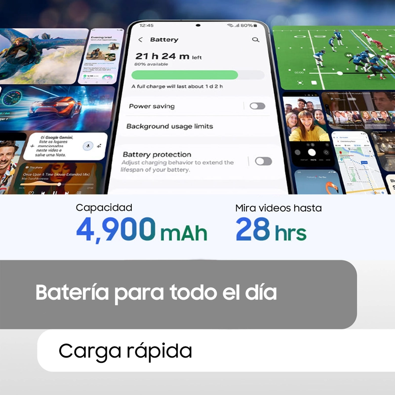 Samsung Galaxy S25 FE 256 GB Negro Intenso - 8