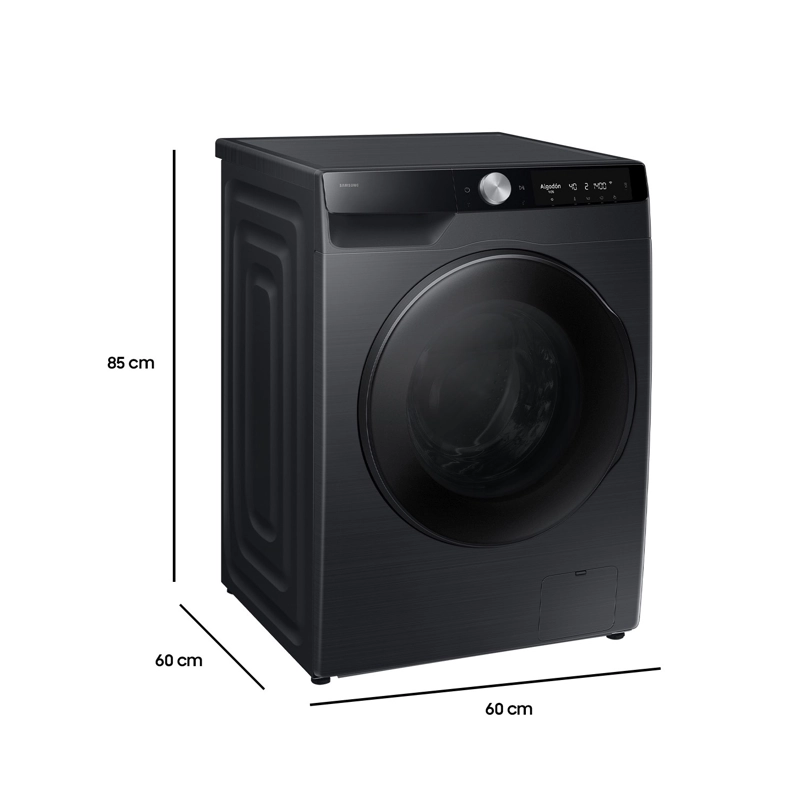 LAVADORA SECADORA SAMSUNG WD12FG6B34BBZS 12KG/8KG NEGRO CON AI ECOBUBBLE - 3