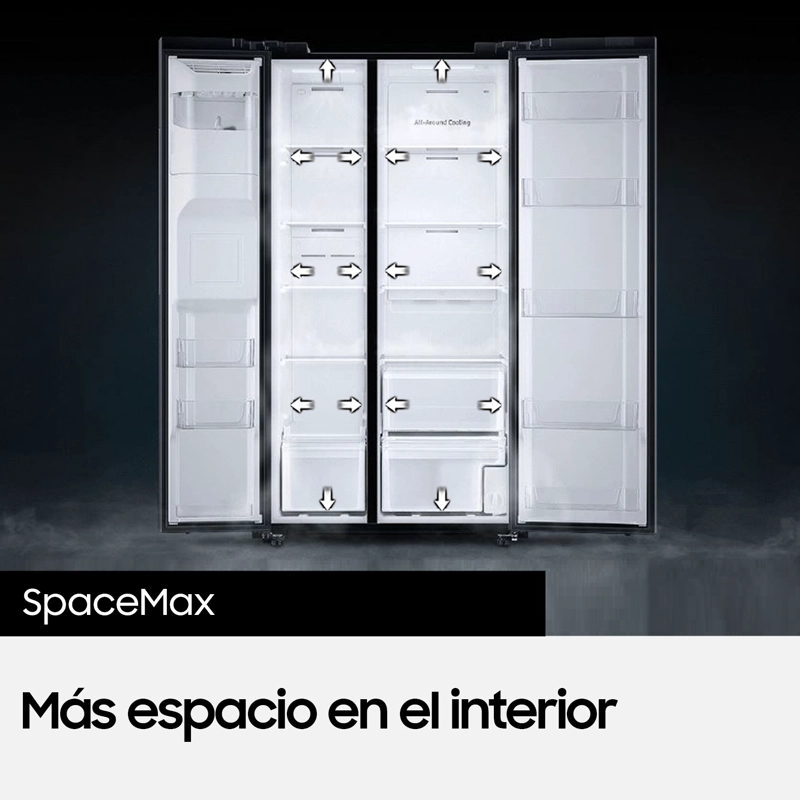 Refrigerador Side by Side 628 lt Space Max con Dispensador - 5