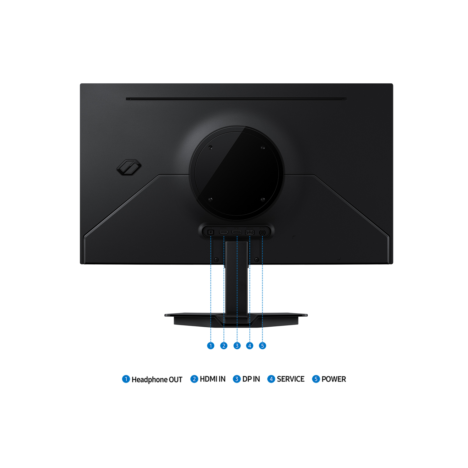 27" Odyssey OLED G5 G50SF QHD 180Hz Monitor Gamer - 9