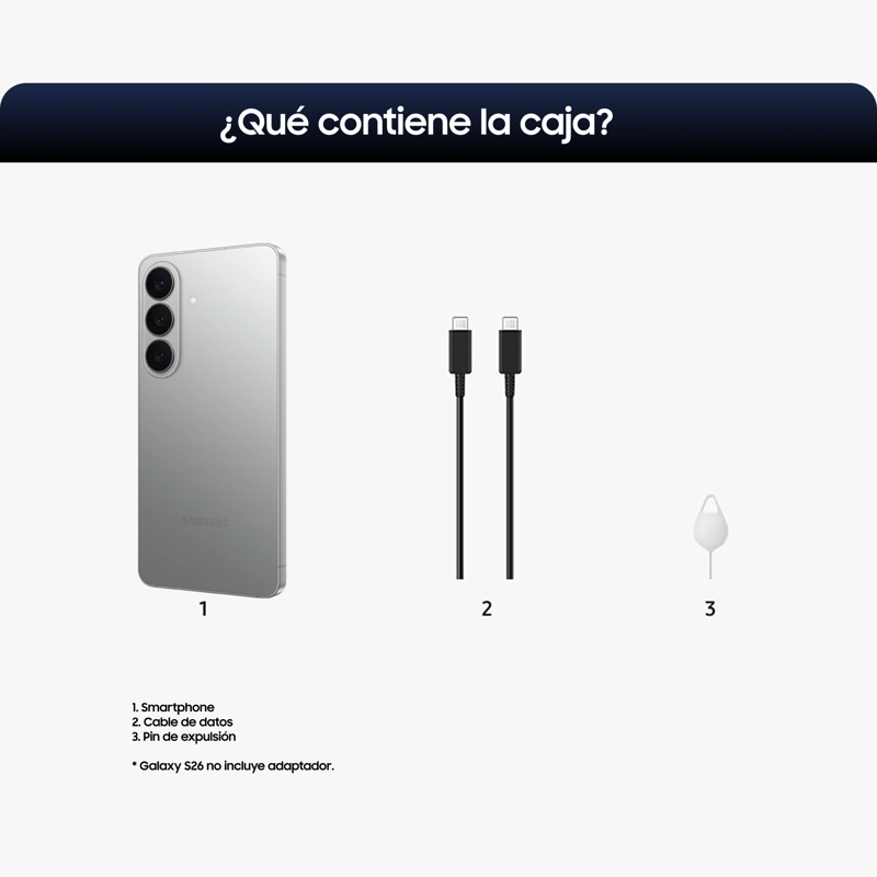 Galaxy S26 256GB Silver Shadow - 6