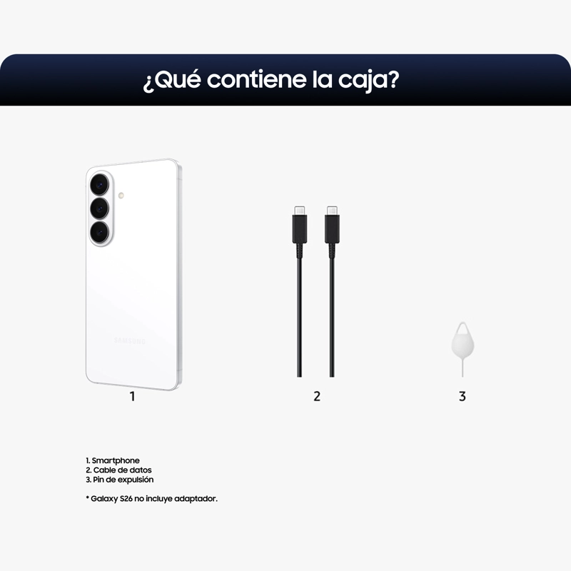 Galaxy S26 256GB White - 6