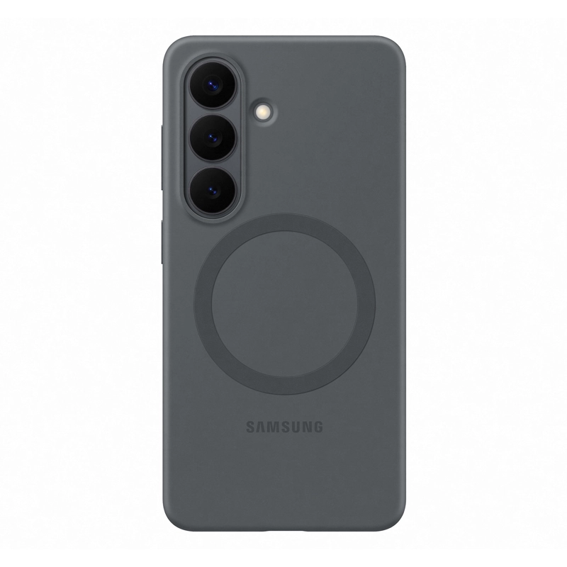 SAMSUNG Carcasa magnética de silicona Negra Galaxy S26