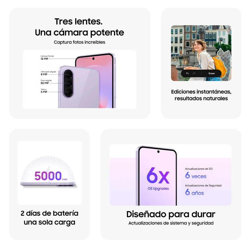 Galaxy A37 256GB Awesome Lavandar - 7