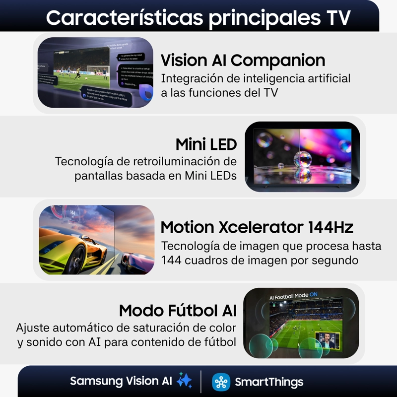 65" Mini LED M80H 4K Samsung Vision AI Smart TV (2026) - 3