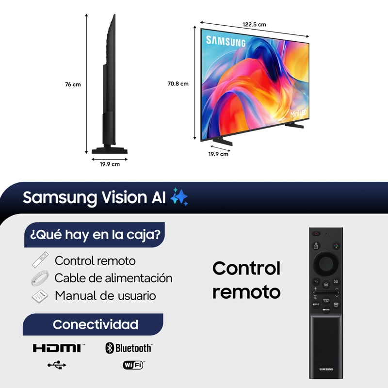 55" Mini LED M75H 4K Samsung Vision AI Smart TV (2026) - 2