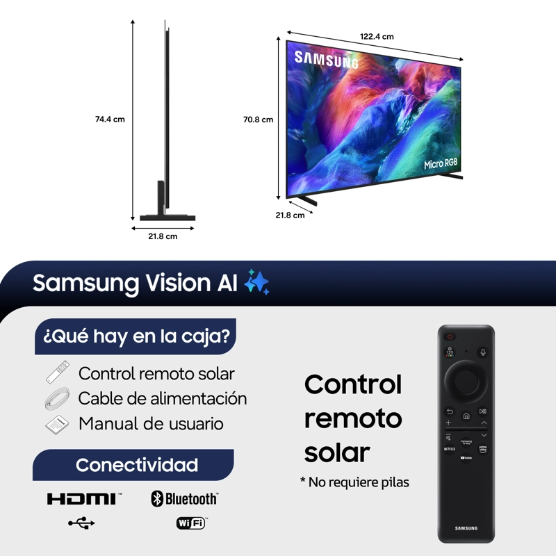 55" Micro RGB R85H 4K Vision AI Smart TV (2026) - 5