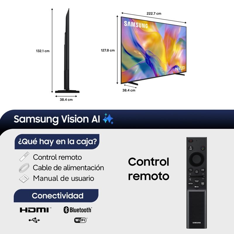 100" Mini LED M90H 4K Samsung Vision AI Smart TV (2026) - 2
