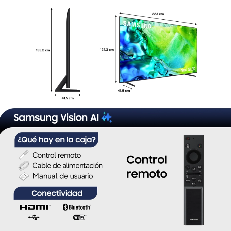 100" Neo QLED QN80H 4K Vision AI Smart TV (2026) - 2