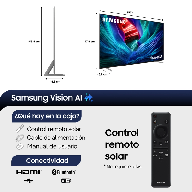 115" Micro RGB 4K MR95F Samsung Vision AI Smart TV (2026) - 2