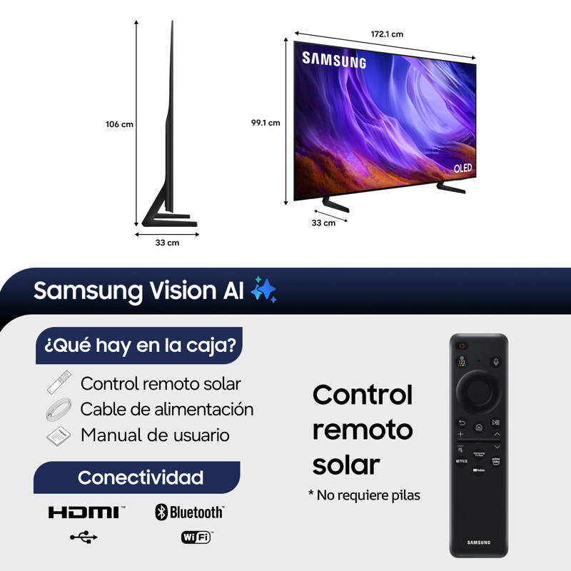 77" OLED S85H 4K Vision AI Smart TV (2026) - 2