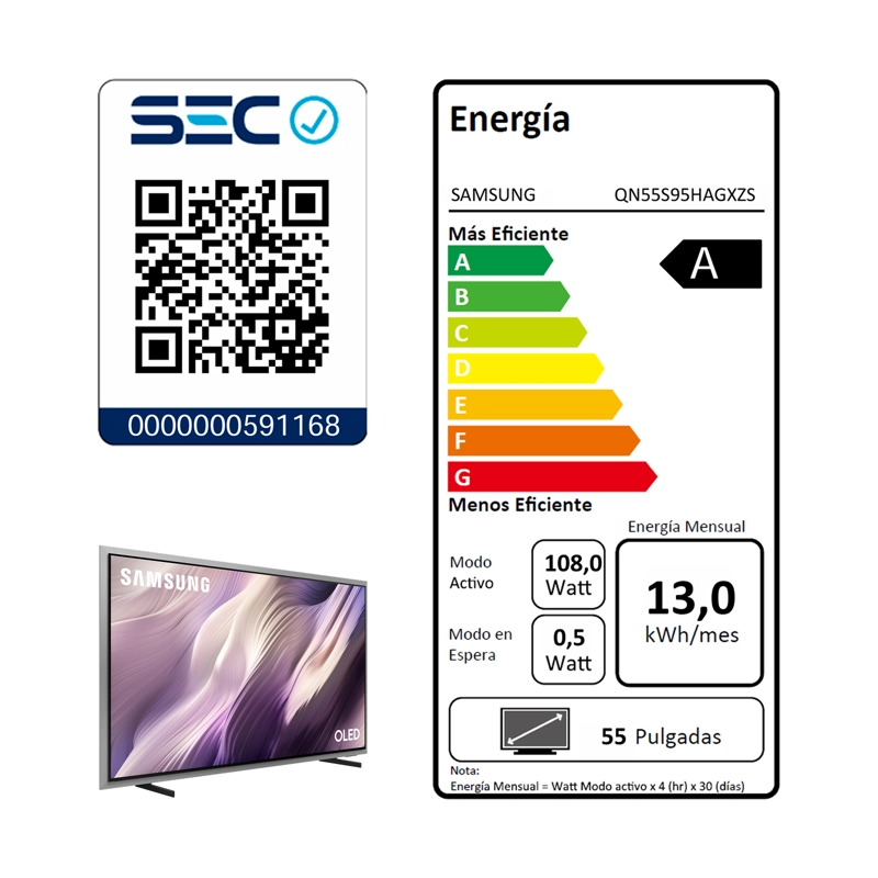 55" OLED S95H 4K Vision AI Smart TV (2026) - 9
