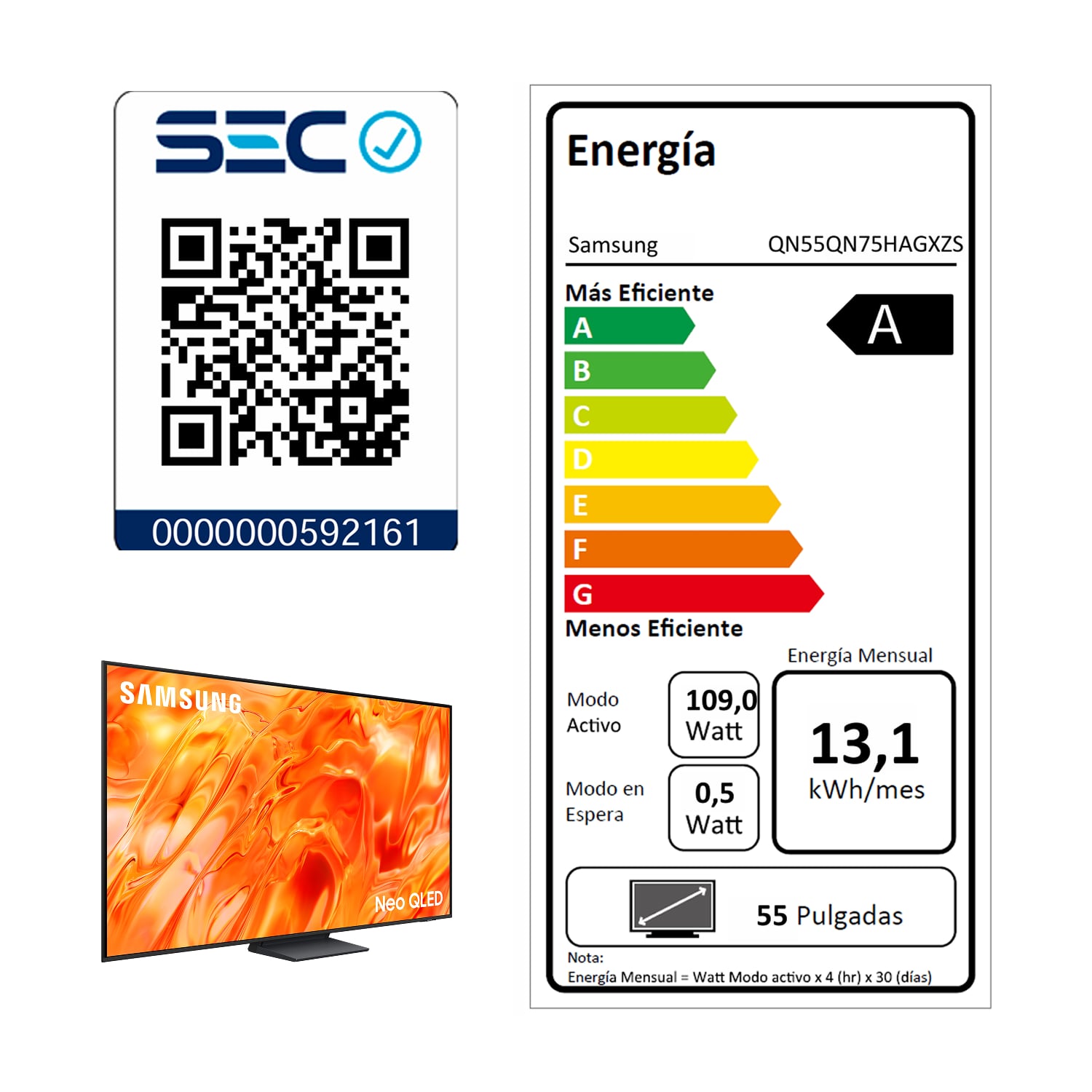 55" Neo QLED QN75H 4K Vision AI Smart TV (2026) - 9