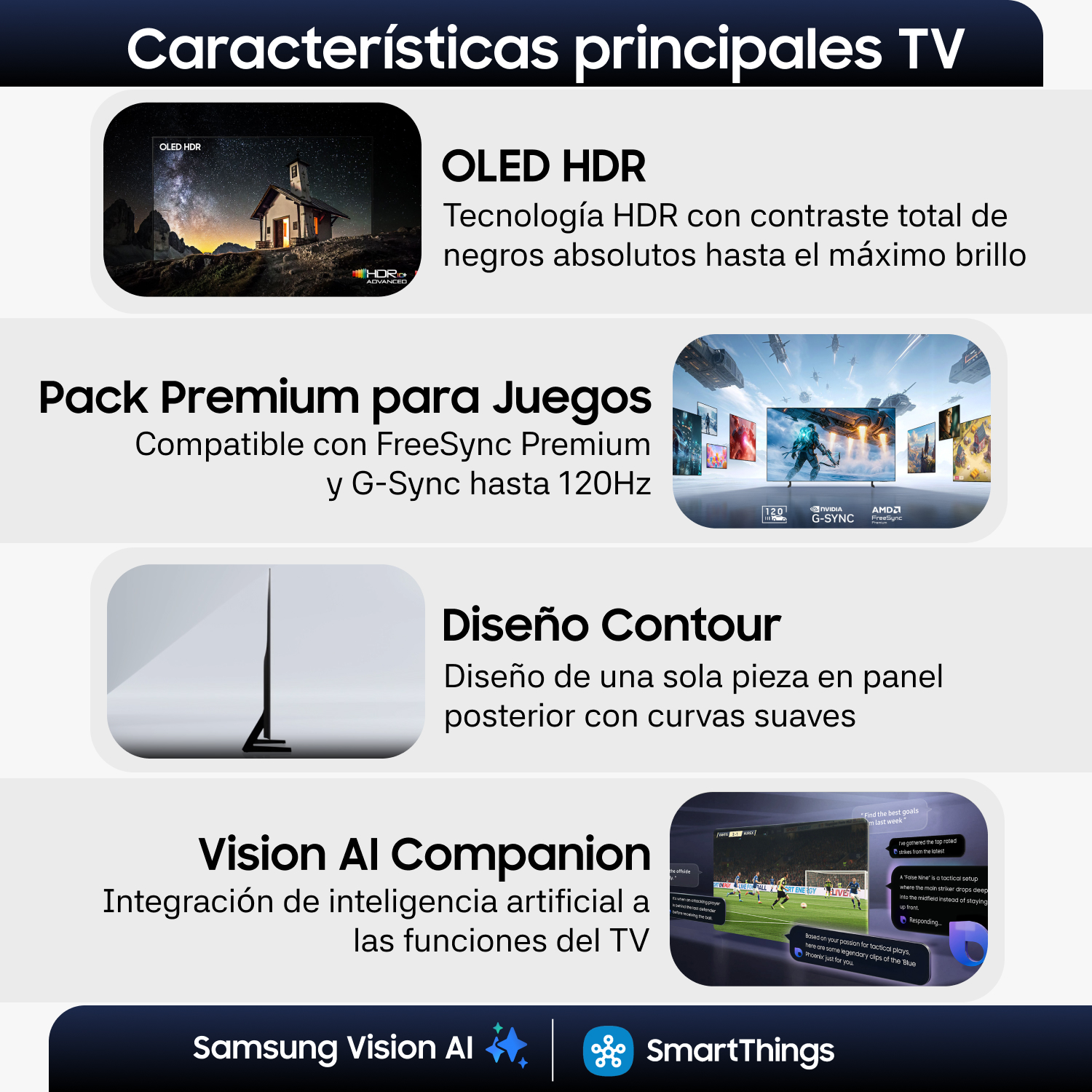 65" OLED S85H 4K Vision AI Smart TV (2026) - 3
