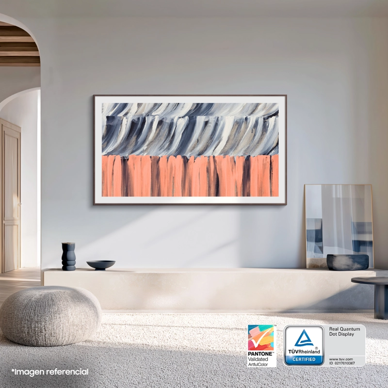 43" The Frame LS03H QLED 4K Art Mode Samsung Vision AI Smart TV con marco (2026) + Control por Voz - 3