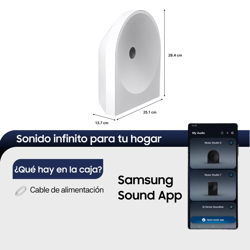 Music Studio 5 LS51H Parlante inalámbrico Wi Fi-Bluetooth (2026) - 2