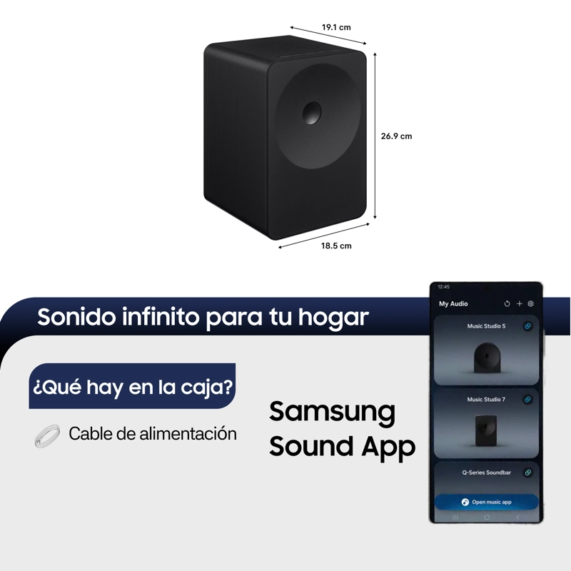 Music Studio 7 LS70H Parlante inalámbrico Wi Fi-Bluetooth (2026) - 2