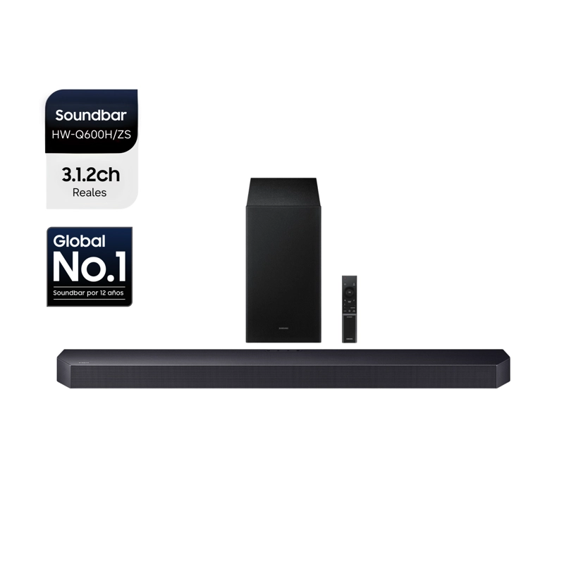 Q-Series Soundbar HW-Q600H 3.1.2 Subwoofer (2026) - 3