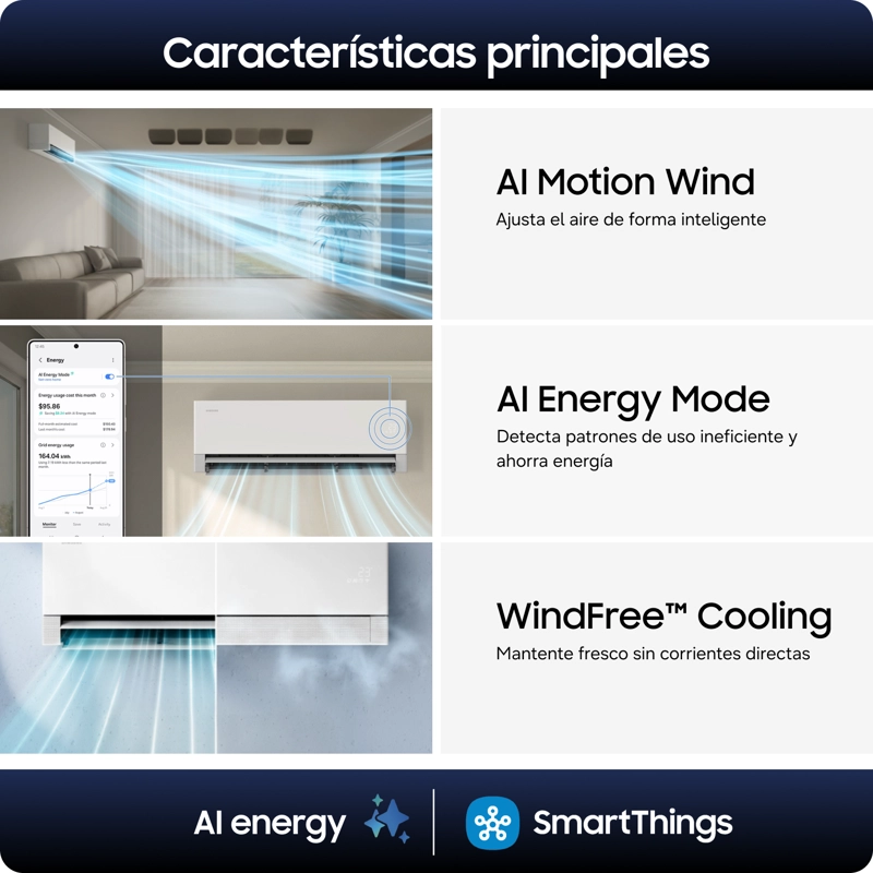 Aire Acondicionado Samsung WindFree 12.000 BTU - 3