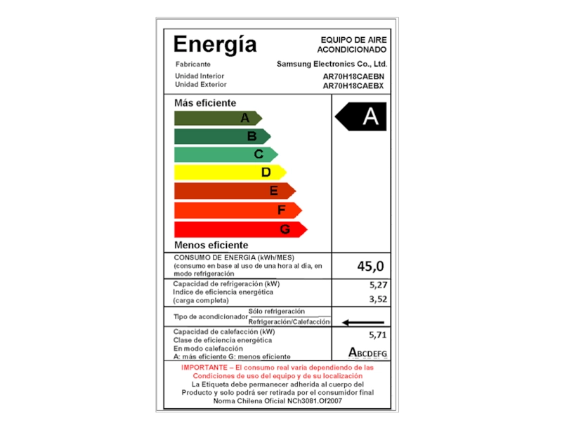 Aire Acondicionado Samsung WindFree 18.000 BTU - 11