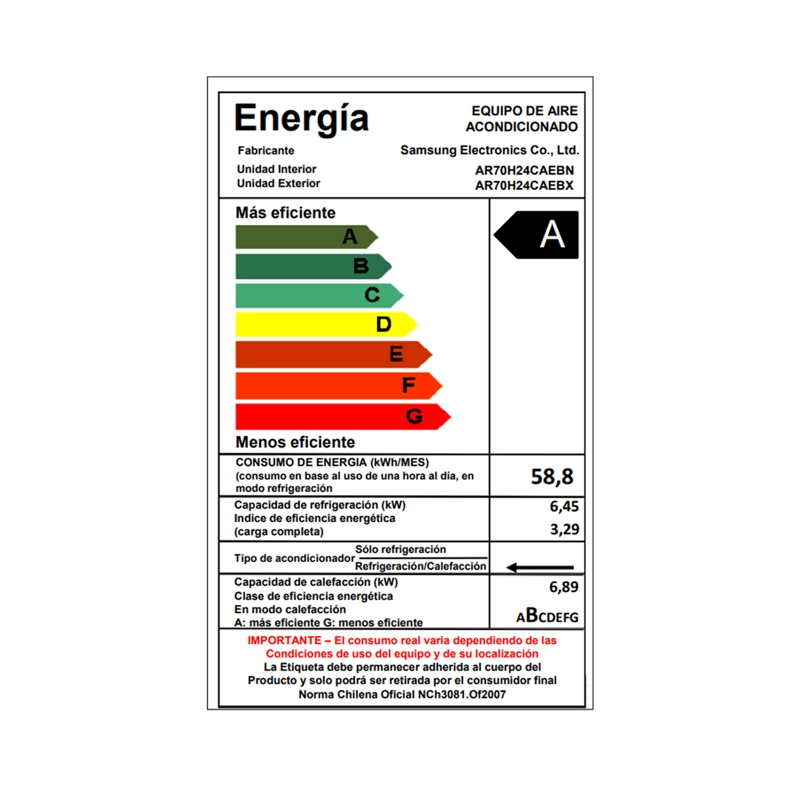 Aire Acondicionado Samsung WindFree 24.000 BTU - 14