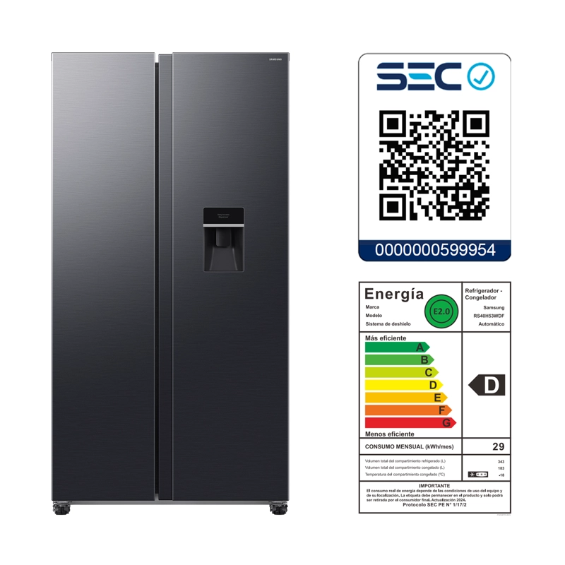 REFRIGERADOR SIDE BY SIDE 526 LITROS CON SPACEMAX™ - 11