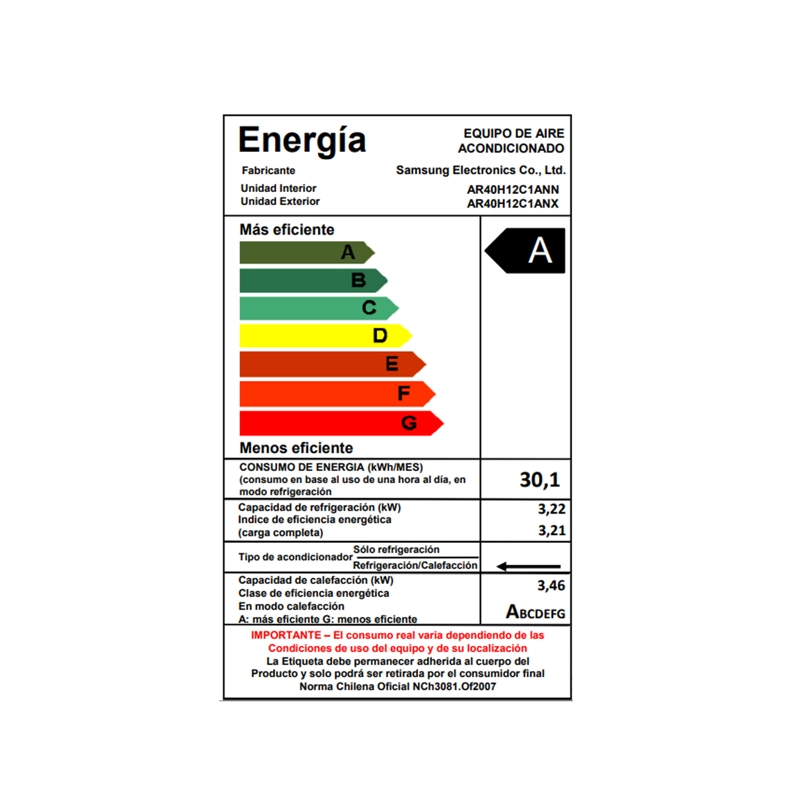 Aire Acondicionado Essential Inverter 12000 BTU - 14