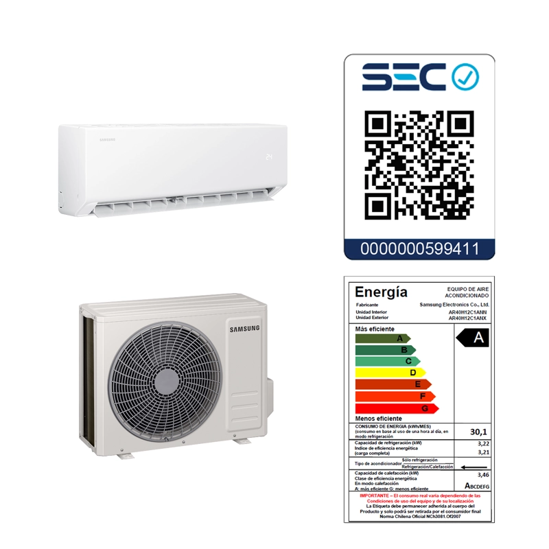 Aire Acondicionado Essential Inverter 12000 BTU - 9