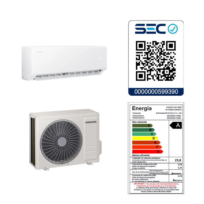 Aire Acondicionado Essential Inverter 9000 BTU - 10