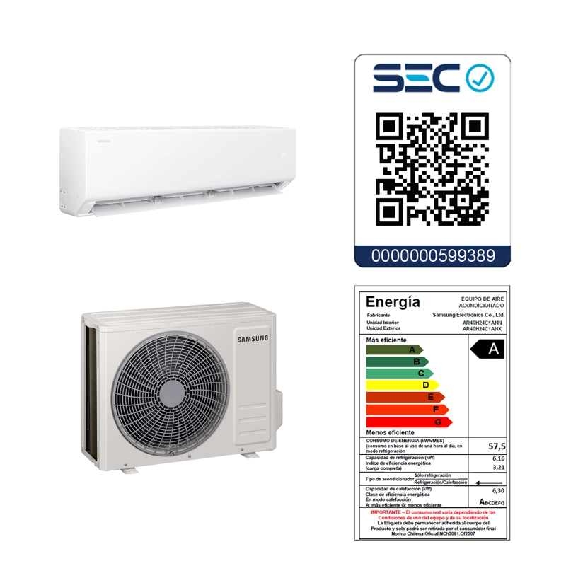 Aire Acondicionado Essential Inverter 24000 BTU - 9