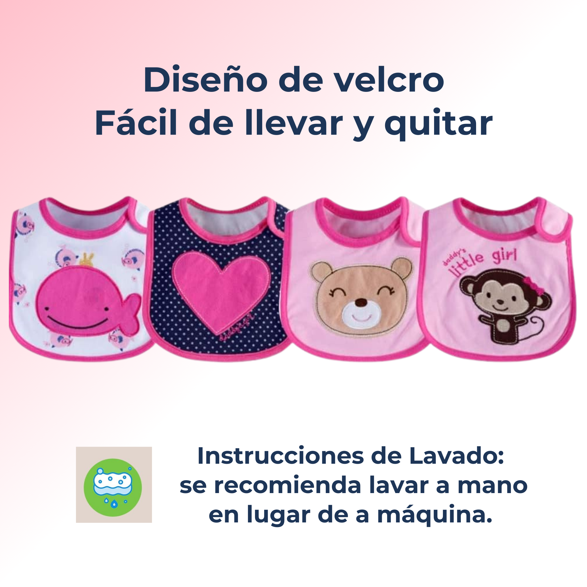 PACK X6 BABERO TEDMIMAK IMPERMEABLES REGULABLES BEBÉS JUMP KIDS NIÑO MULTICOLOR - 3