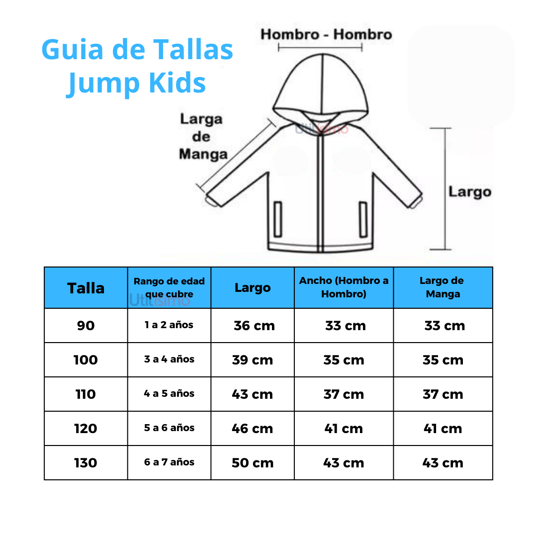 CHAQUETA CORTAVIENTO MANGA LARGA NIÑO JUMP KIDS IMPERMEABLE Y BEBÉ SURTIDO - 7