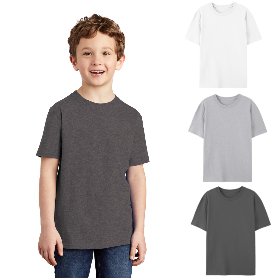 PACK 3 POLERAS CAMISETA MANGA CORTA ALGODÓN NIÑO COLORES SURTIDOS - 1