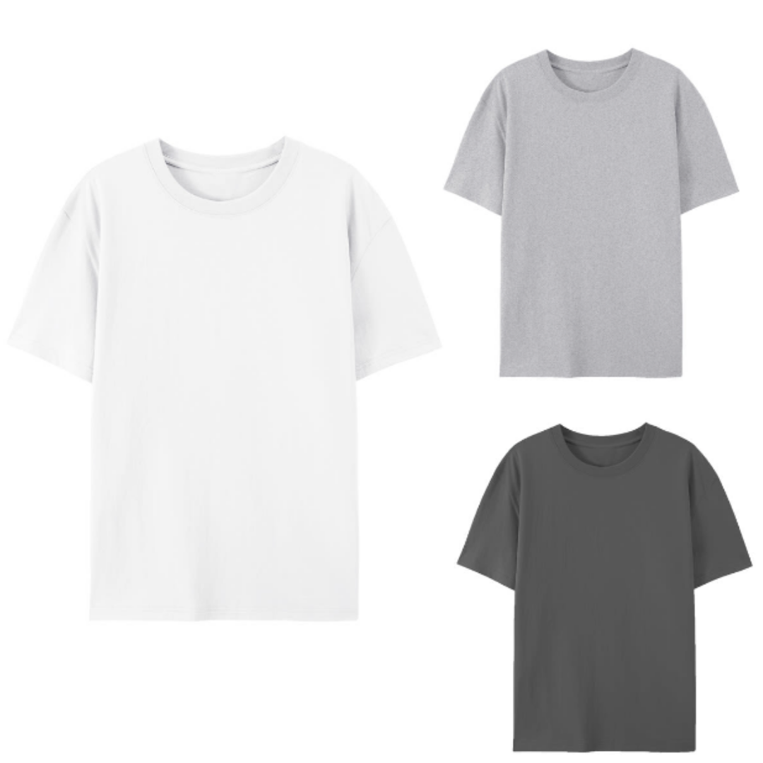 PACK 3 POLERAS CAMISETA MANGA CORTA ALGODÓN NIÑO COLORES SURTIDOS - 5
