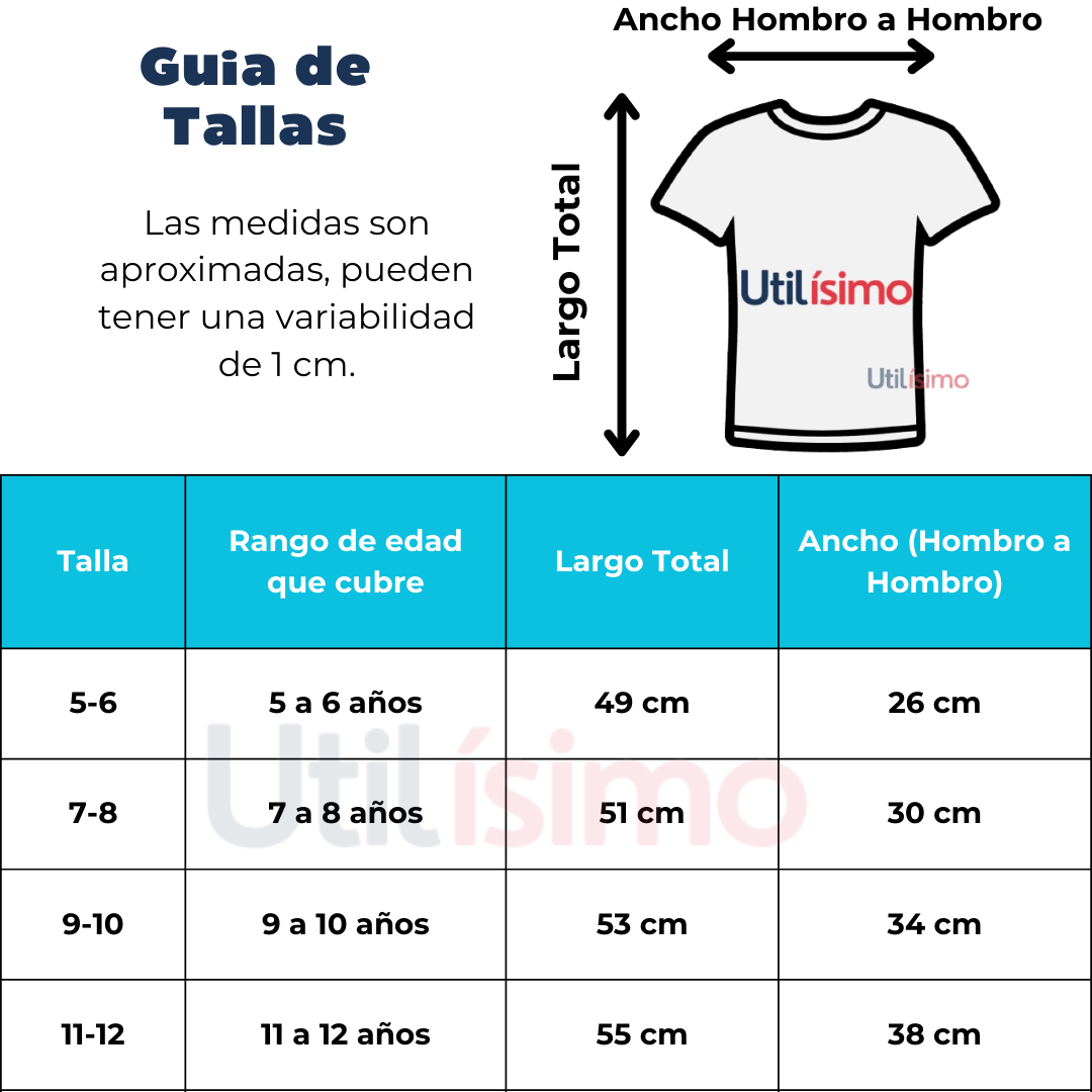 PACK 6 POLERAS CAMISETA MANGA CORTA ALGODÓN NIÑO COLORES SURTIDOS - 3