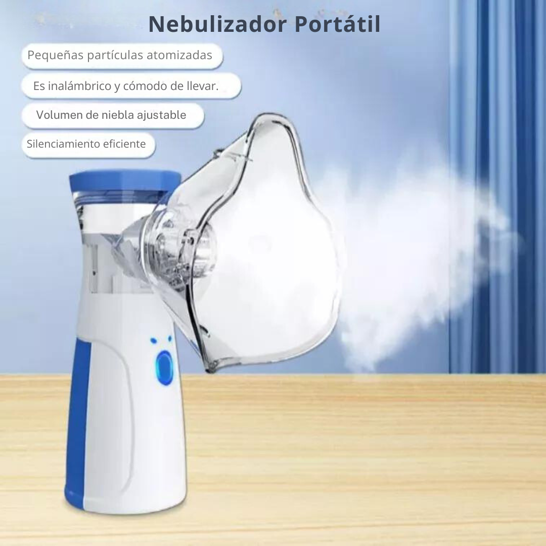 NEBULIZADOR UTILÍSIMO NL-3037 INHALADOR PORTÁTIL RECARGABLE USB NIÑO ADULTO - 3