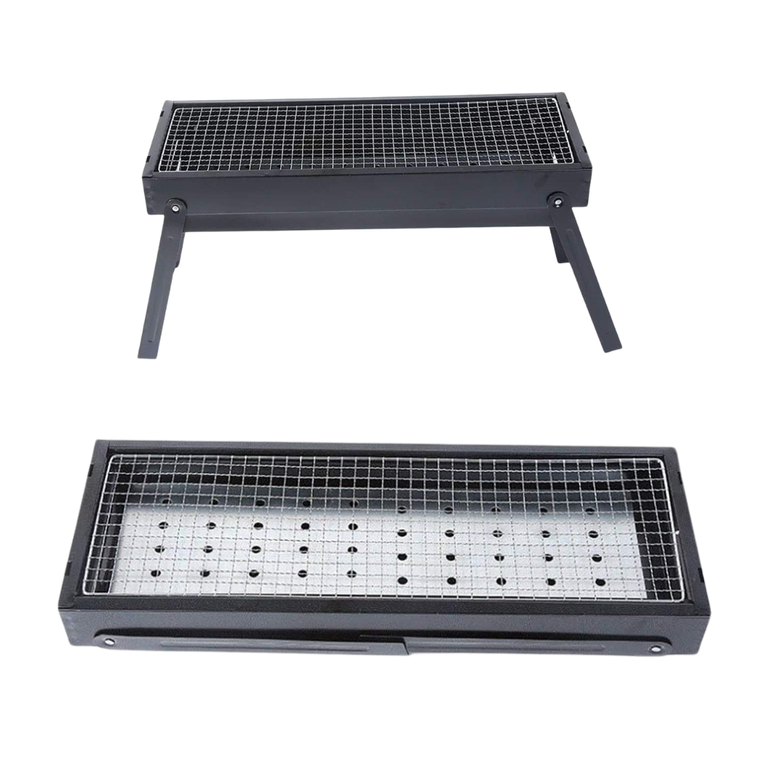 PARRILLA A CARBÓN PLEGABLE BARBACOA BBQ ASADOS PORTÁTIL - 4