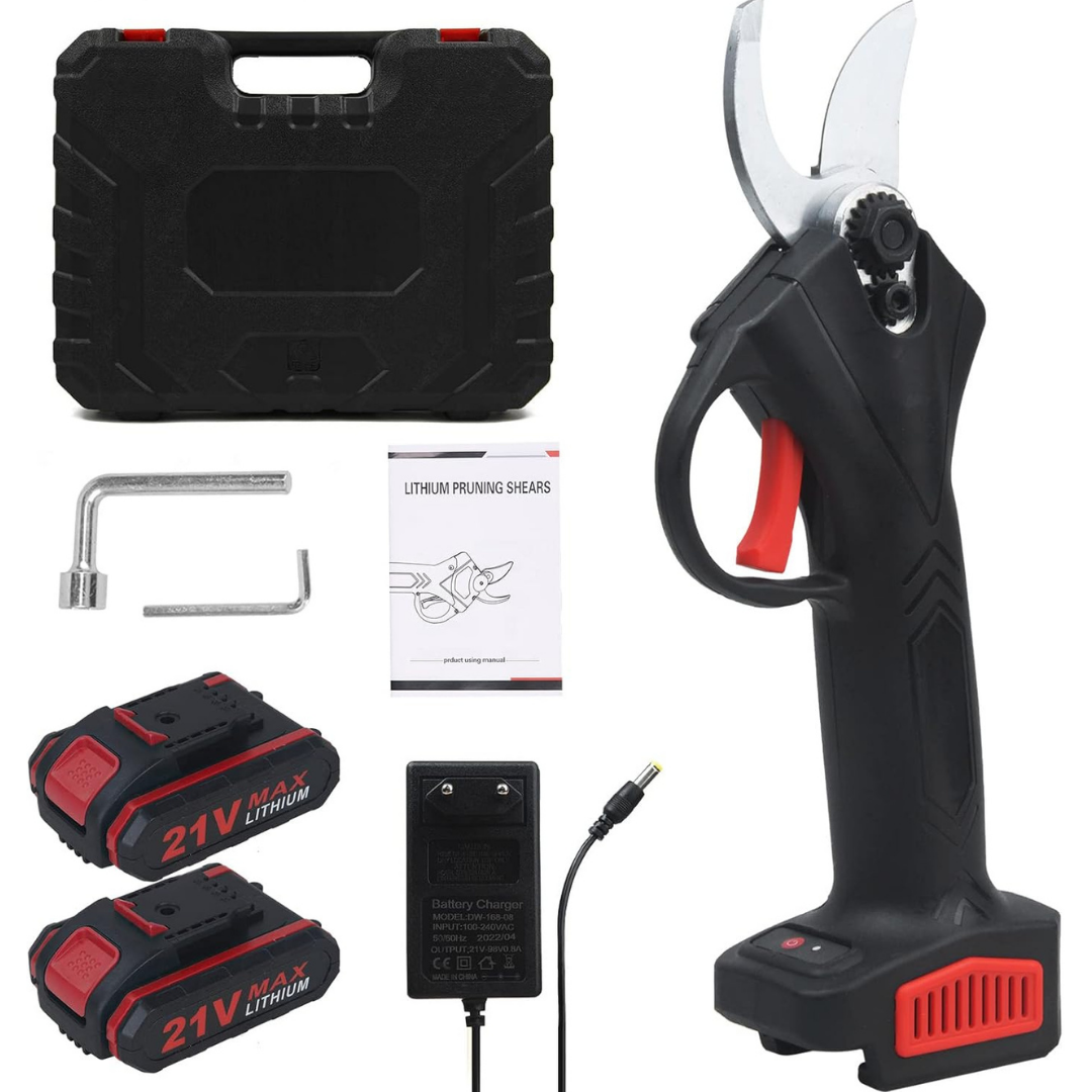 TIJERA UTILÍSIMO PODADORA ELÉCTRICA CORTADORA INALÁMBRICA + 2 BATERÍAS RECARGABLES - 1