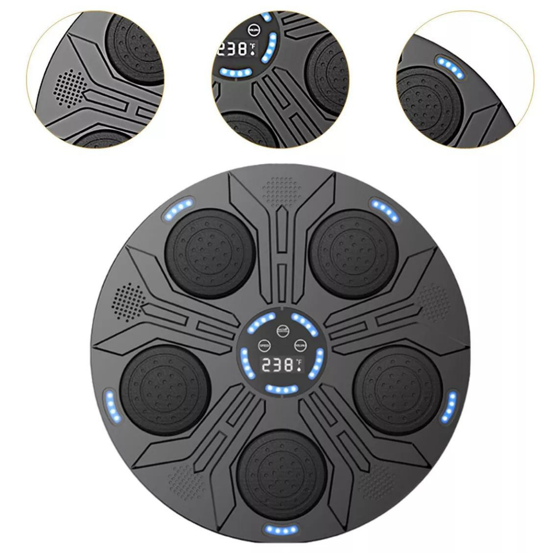 MANUBRIO UTILÍSIMO MÁQUINA BOXEO MUSICAL ENTRENAMIENTO SOPORTE BLUETOOTH - 4