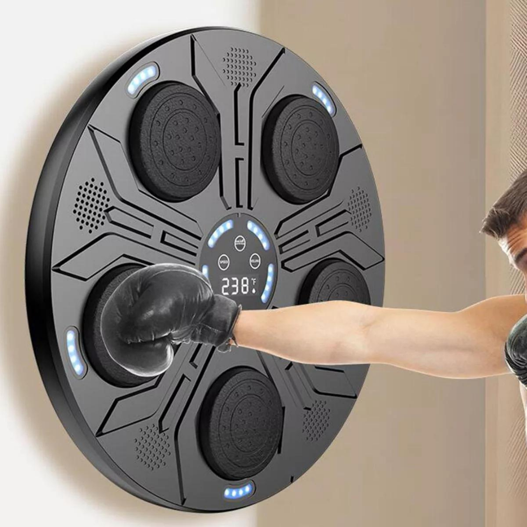MANUBRIO UTILÍSIMO MÁQUINA BOXEO MUSICAL ENTRENAMIENTO SOPORTE BLUETOOTH - 5