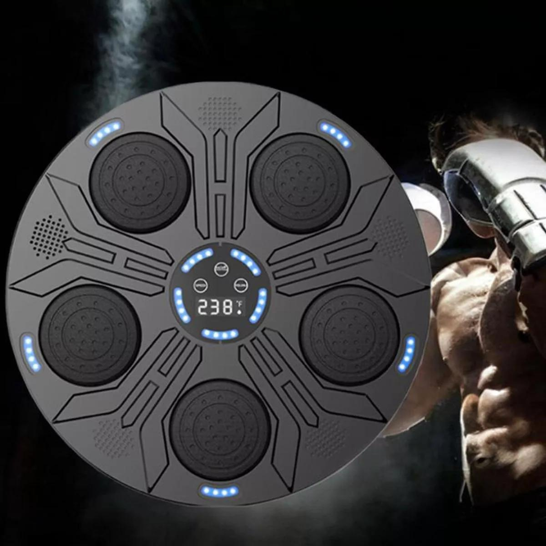MANUBRIO UTILÍSIMO MÁQUINA BOXEO MUSICAL ENTRENAMIENTO SOPORTE BLUETOOTH - 8