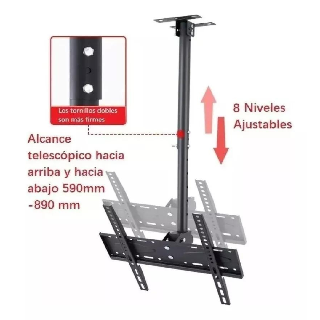SOPORTE TV TECHO O PARED AJUSTABLE BASE 32 A 85 PLG UTILÍSIMO - 6