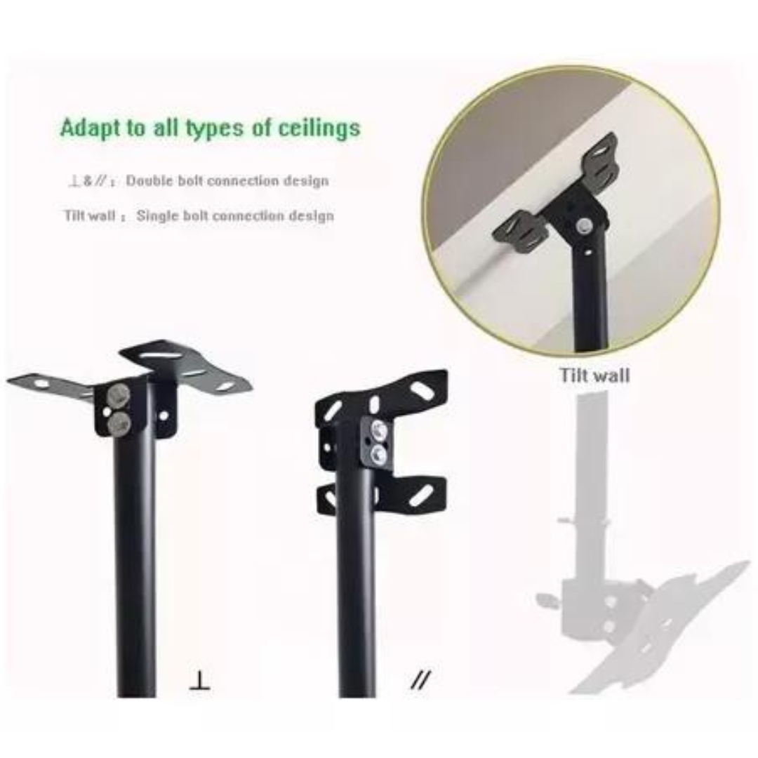 SOPORTE TV TECHO O PARED AJUSTABLE BASE 32 A 85 PLG UTILÍSIMO - 8