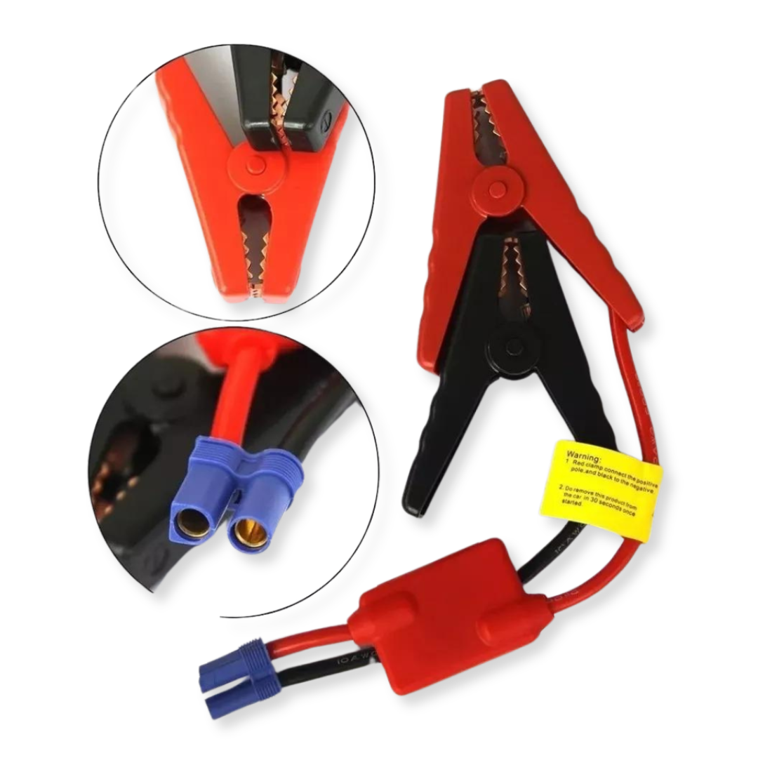 INICIADOR ARRANCADOR BATERIAS CARRO MOTO 12V + COMPRESOR - 4