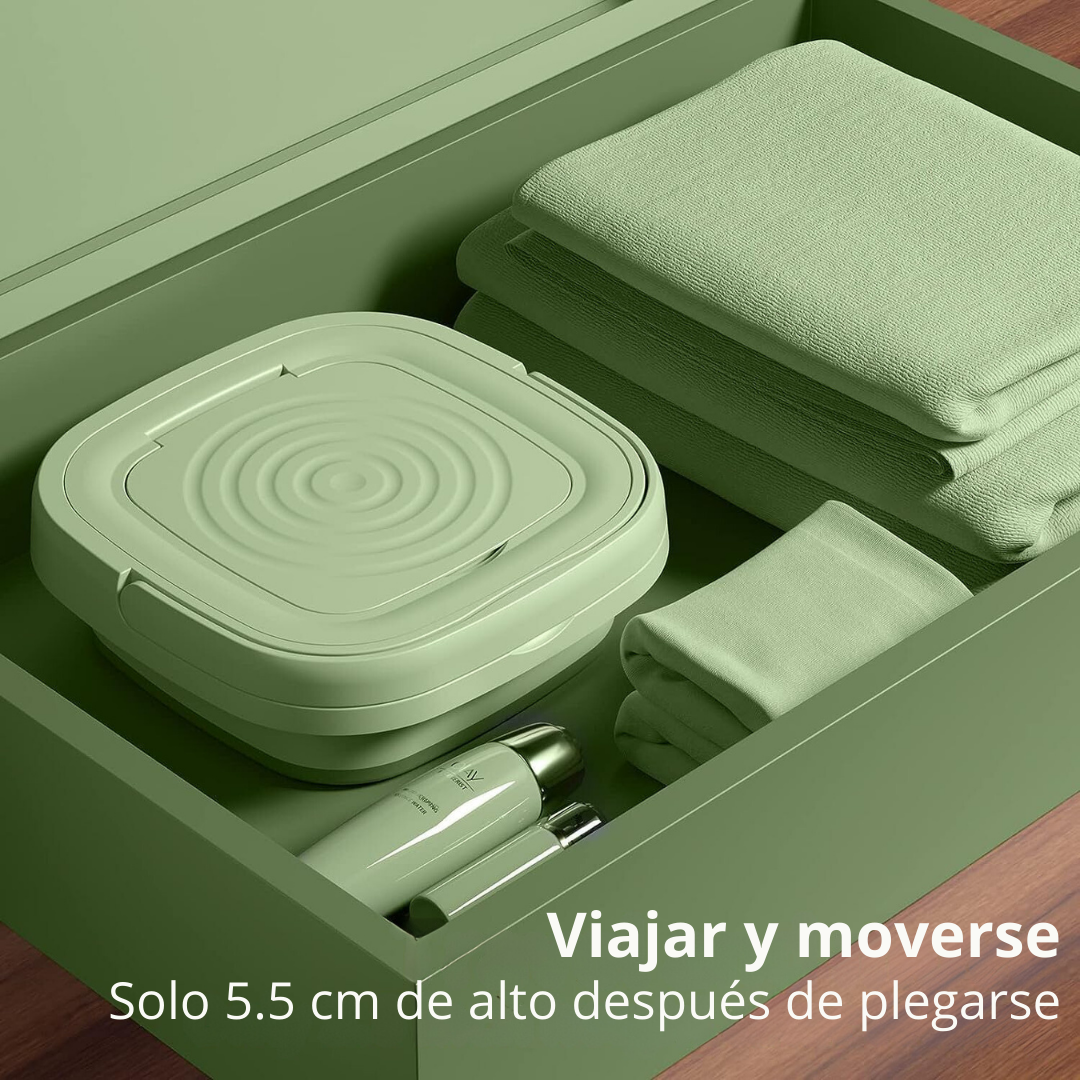 MINI LAVADORA PORTÁTIL PLEGABLE 6 LITROS DE CUBO PEQUEÑO - 5