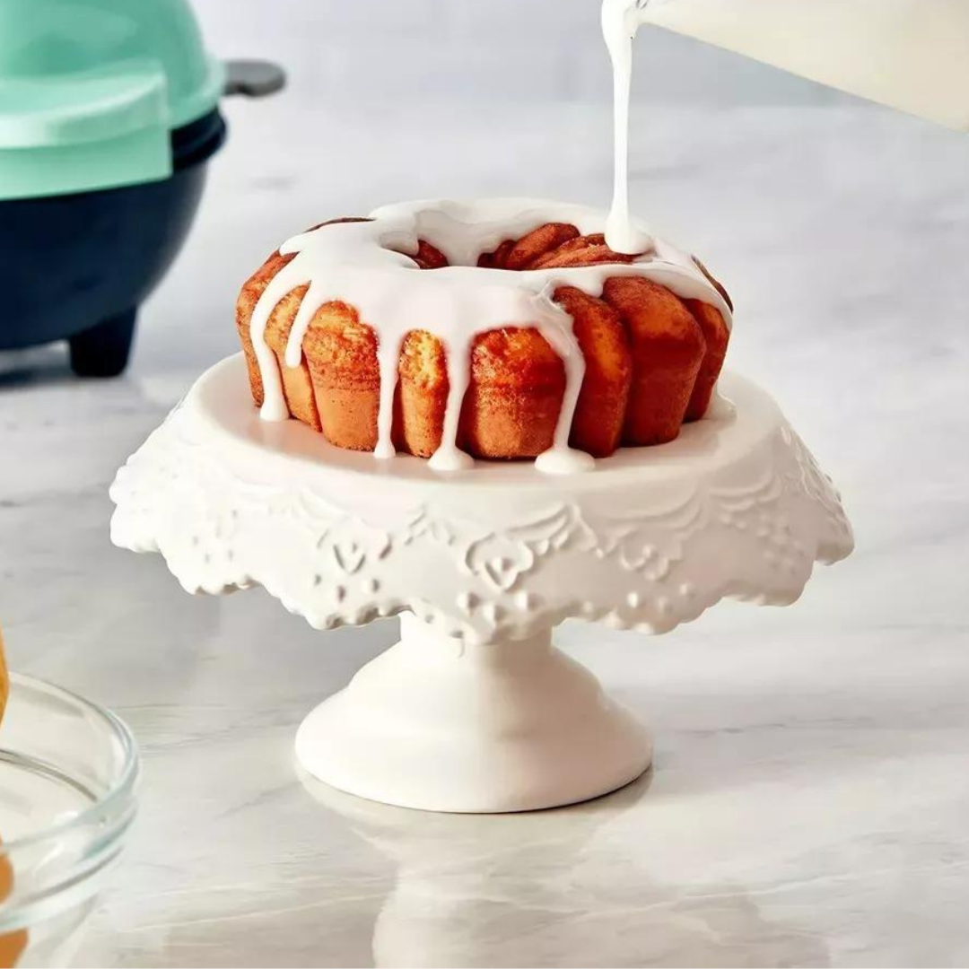MÁQUINA MINI BUNDT QUEQUE PASTEL CON MOLDE ANTIADHERENTE - 4